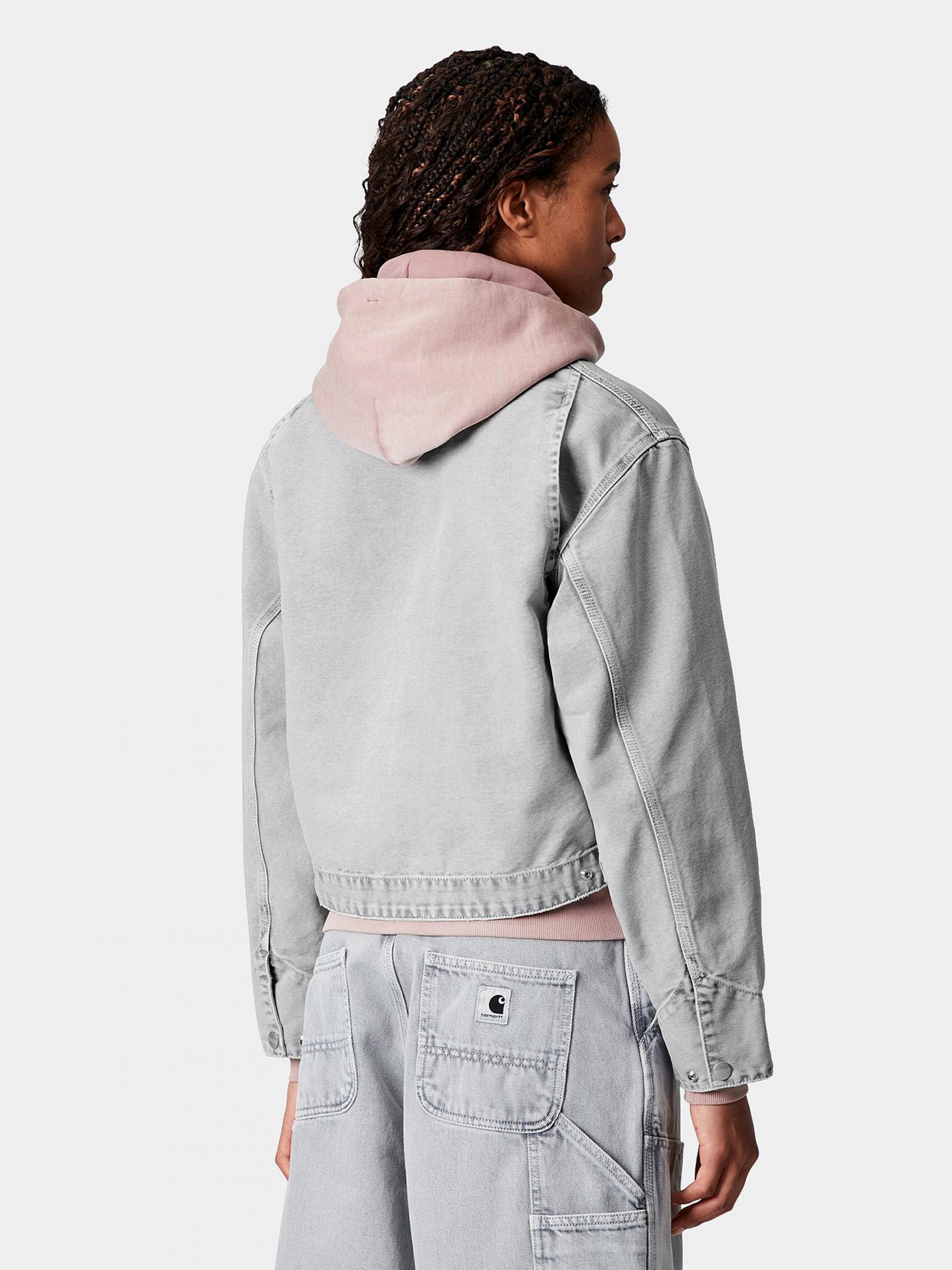 Chaqueta Vaquera Carhartt WIP Emery W Gris