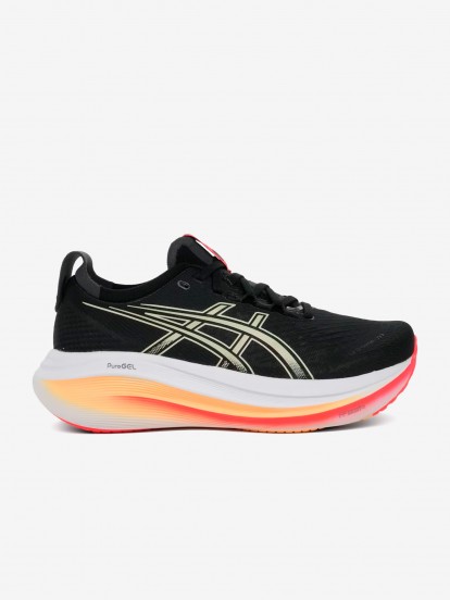Zapatillas de Running Asics GEL-Nimbus 27 Negras Para Hombre