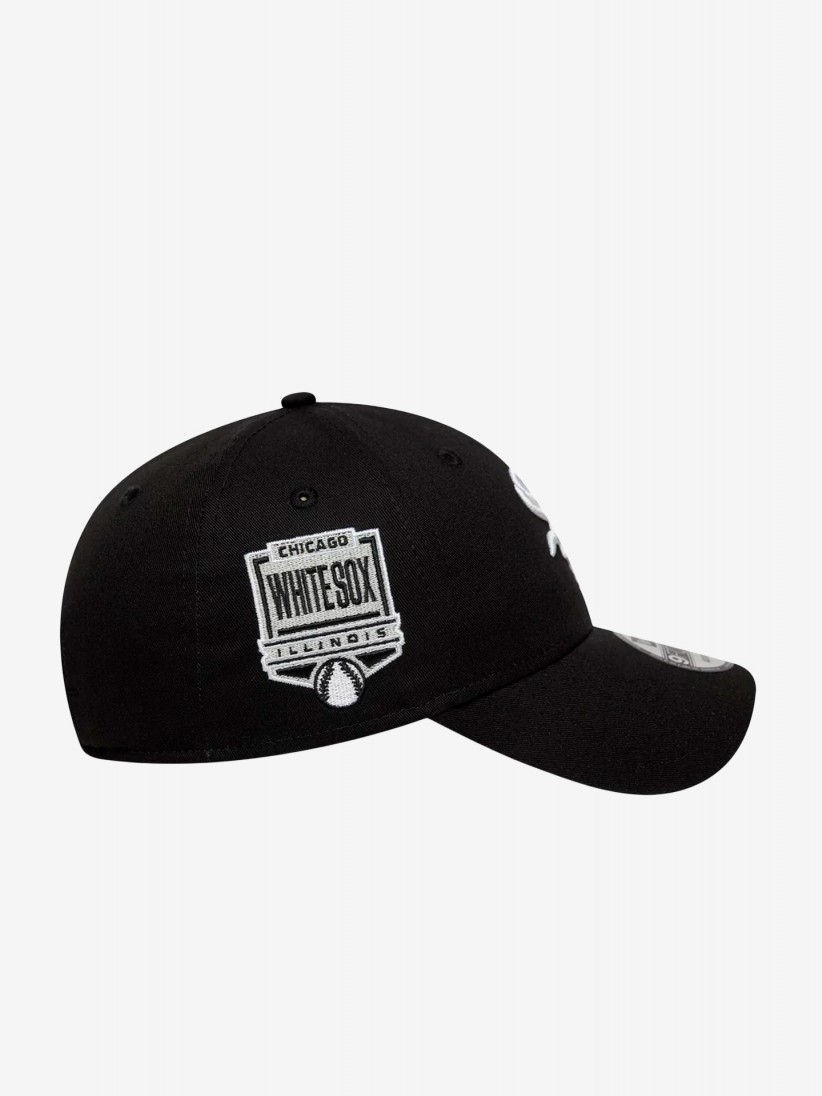 Bon New Era Chicago Sox Side Patch 9FORTY Preto