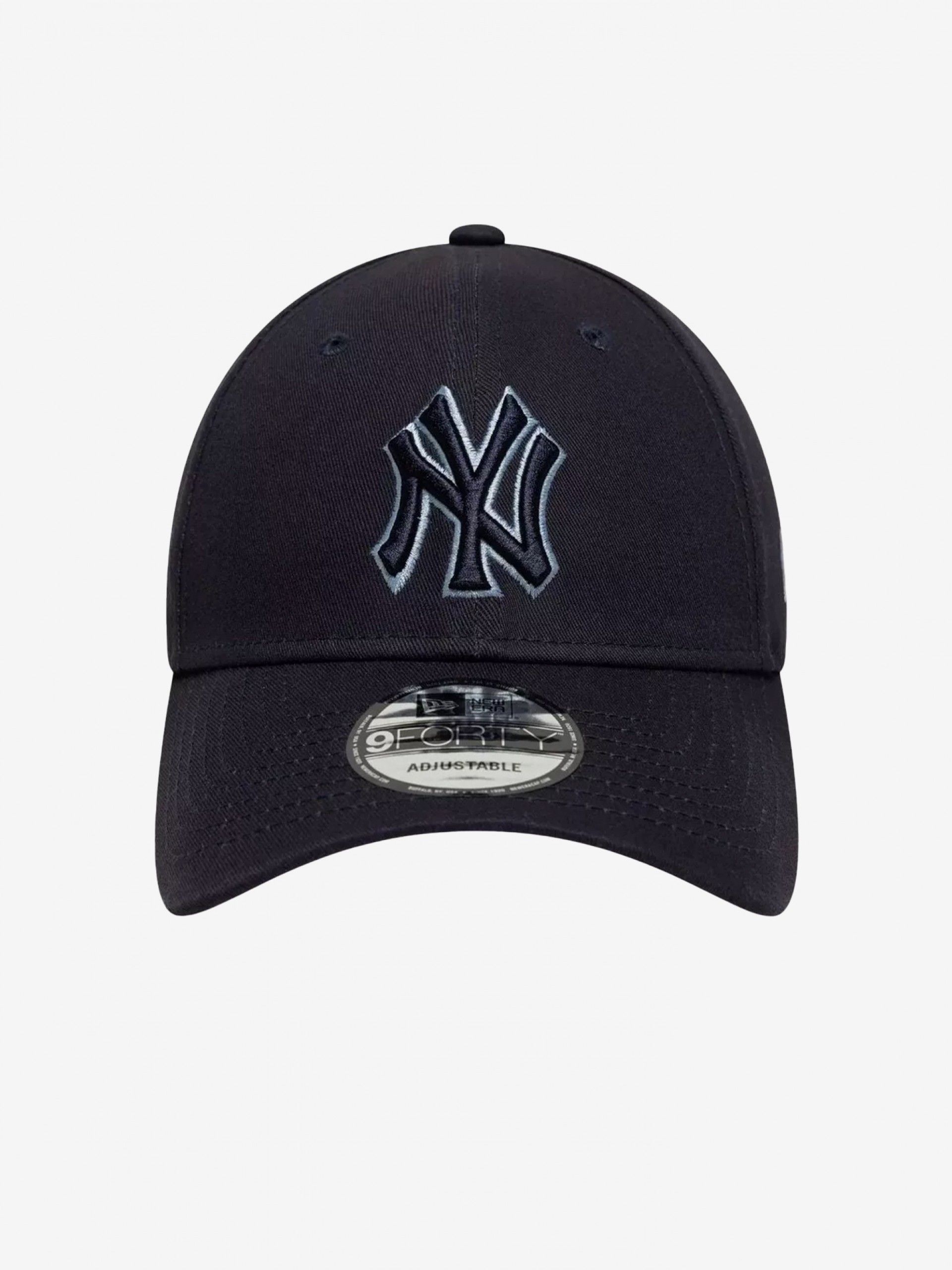 New Era New York Yankees Team Outline 9FORTY Blue Cap