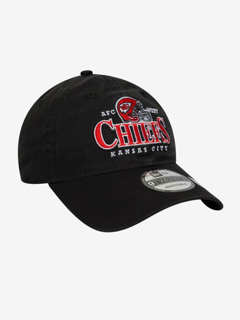 New Era Kansas City Chiefs Helmet 9TWENTY Black Cap
