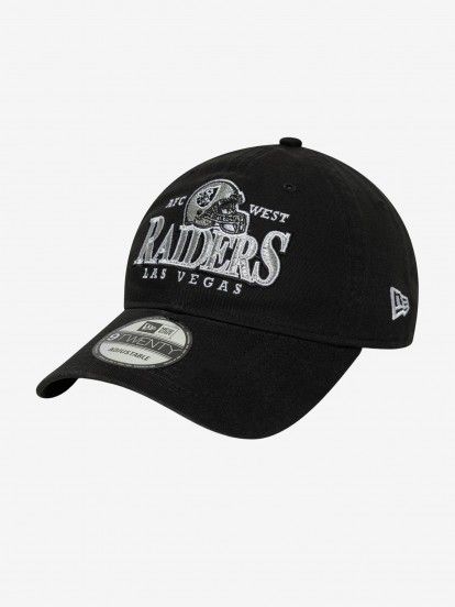 Bon New Era Las Vegas Raiders Helmet 9TWENTY Preto