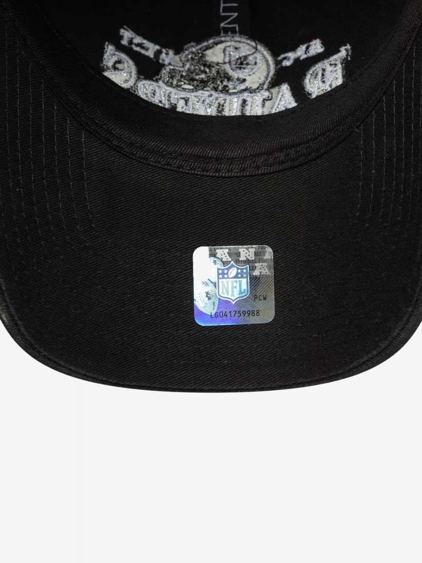 Bon New Era Las Vegas Raiders Helmet 9TWENTY Preto