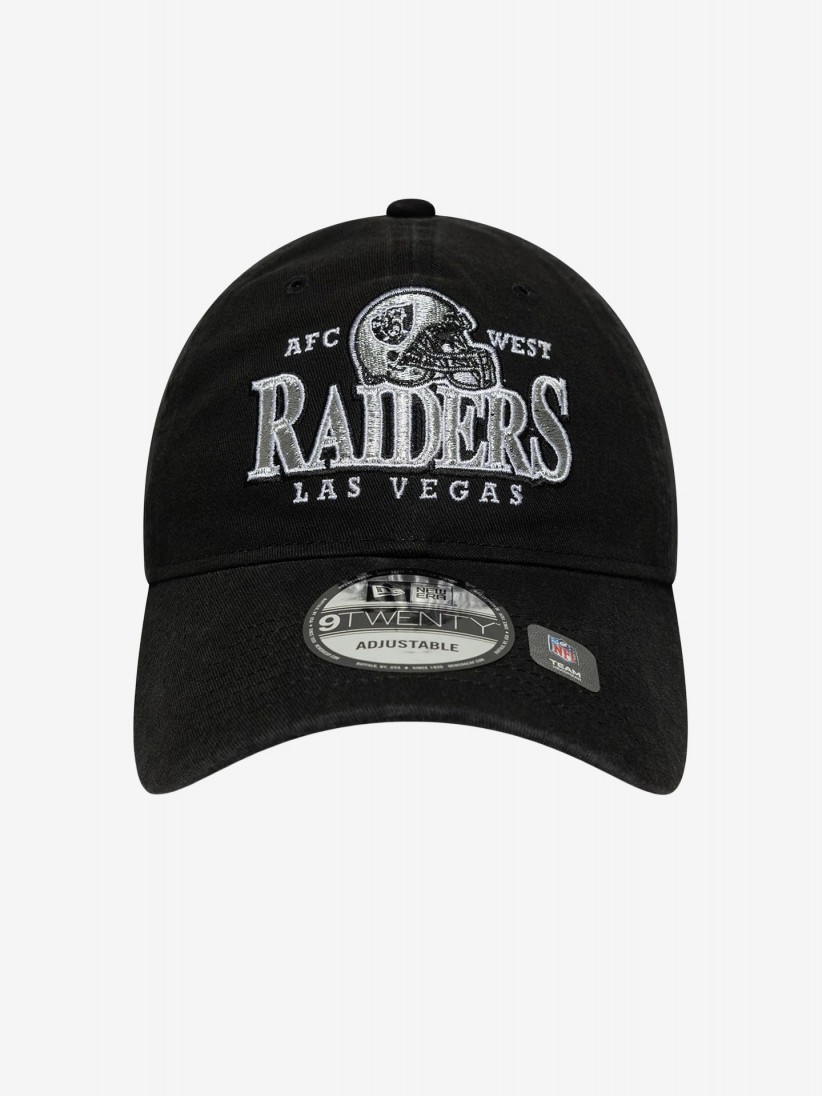 Bon New Era Las Vegas Raiders Helmet 9TWENTY Preto