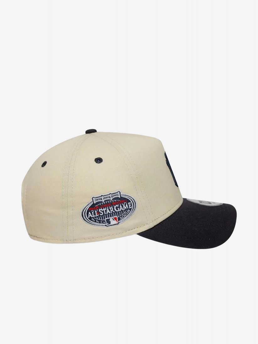 Bon New Era New York Yankees ASG Patch Frame Bege e Preto