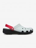 Sandlias Crocs Classic Retro Sport Cinzentas e Vermelhas