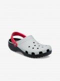 Sandlias Crocs Classic Retro Sport Cinzentas e Vermelhas