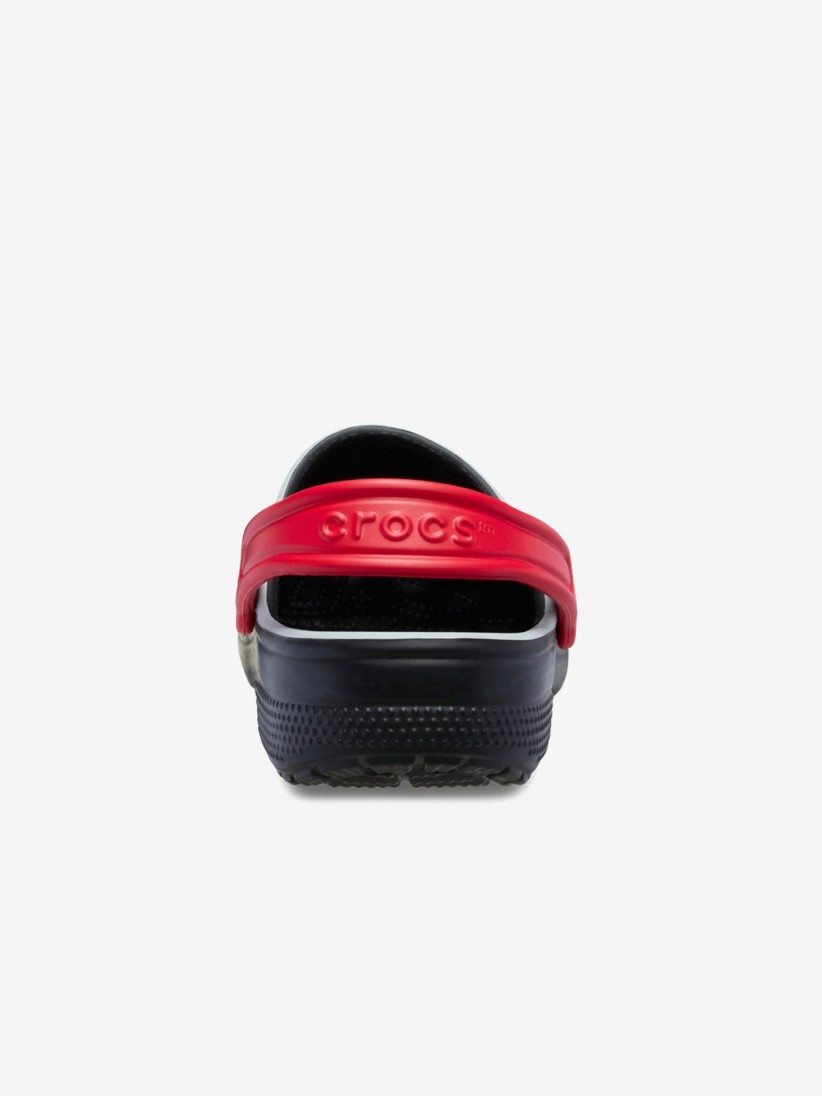Sandlias Crocs Classic Retro Sport Cinzentas e Vermelhas