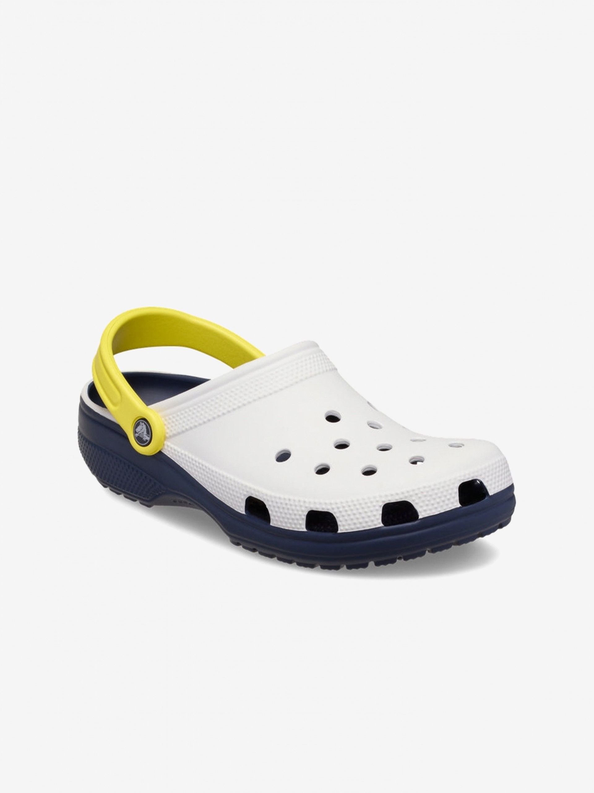 Crocs Classic Retro Sport Grey and Yellow Sandals