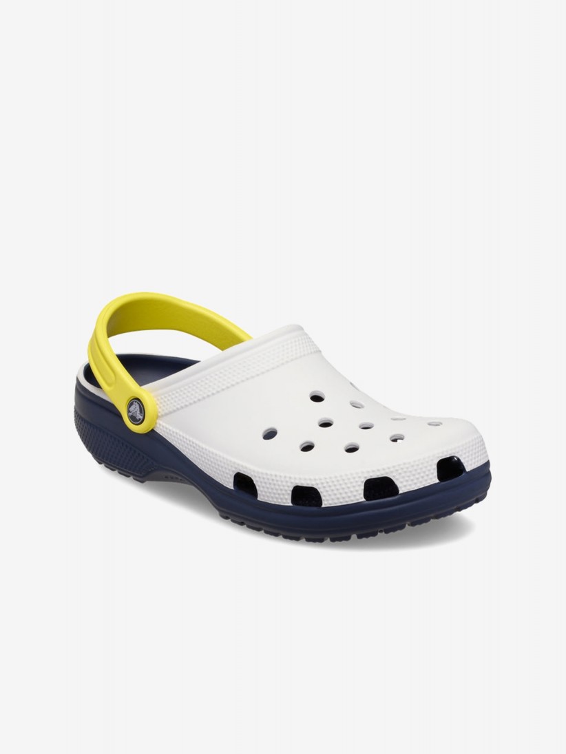Sandlias Crocs Classic Retro Sport Cinzentas e Amarelas