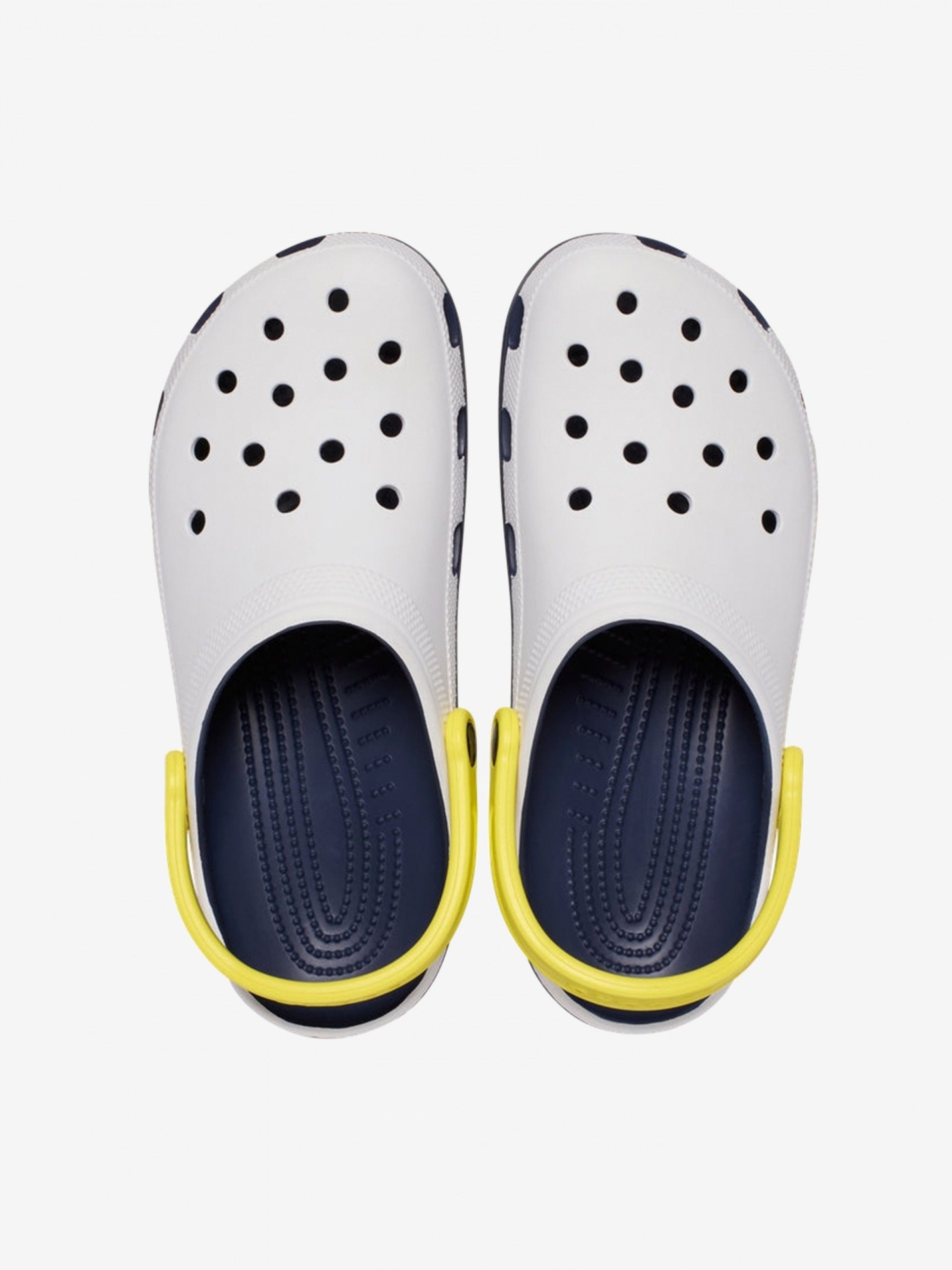 Crocs Classic Retro Sport Grey and Yellow Sandals