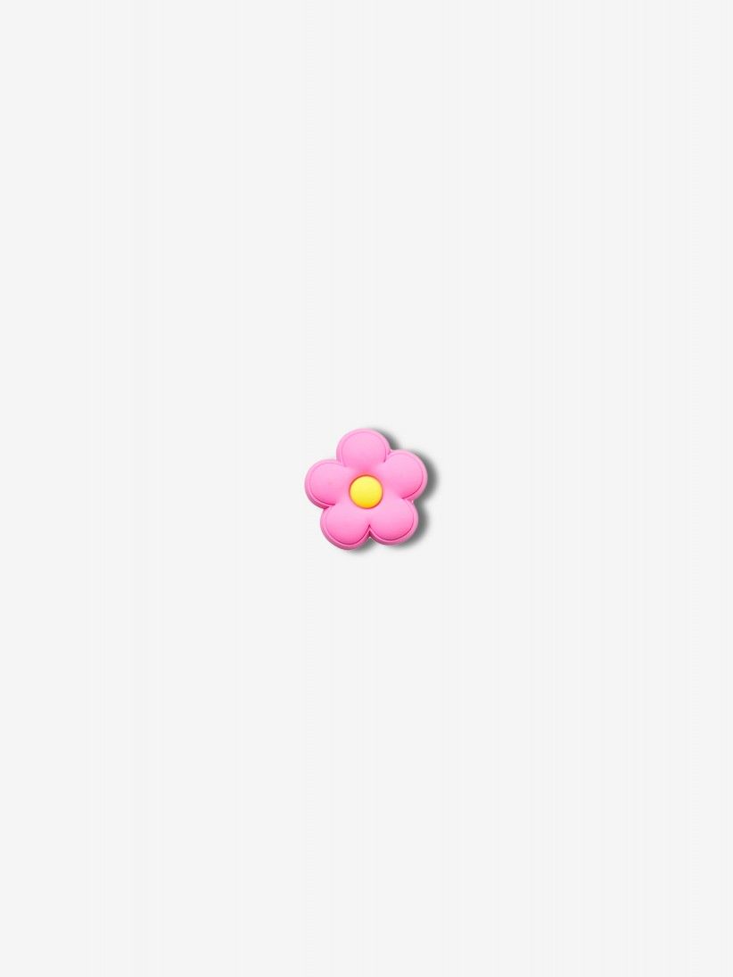 Pin Crocs Jibbitz Flor Rosa