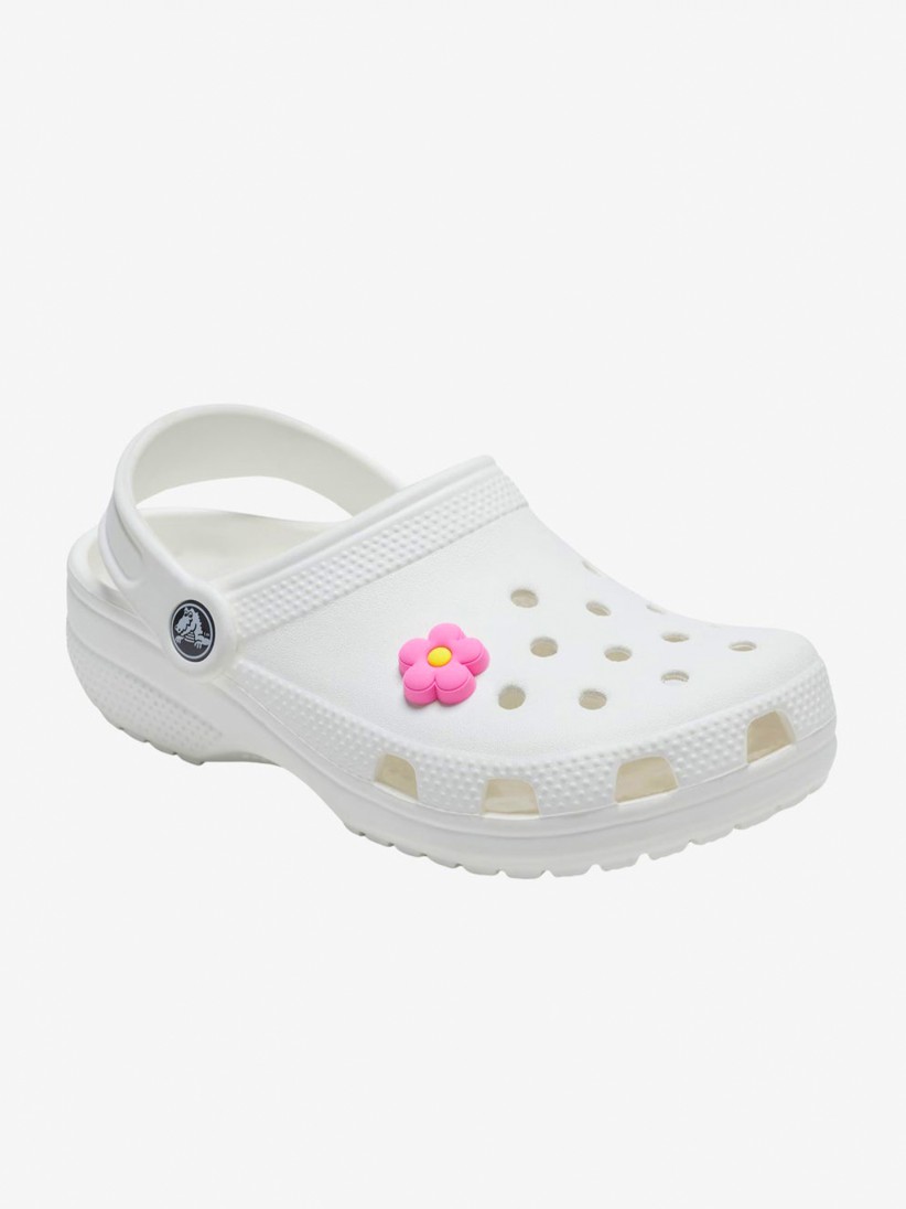 Pin Crocs Jibbitz Flor Rosa