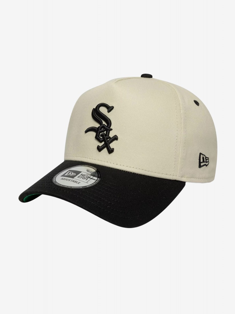 Bon New Era Chicago White Sox ASG Patch Frame Bege e Preto