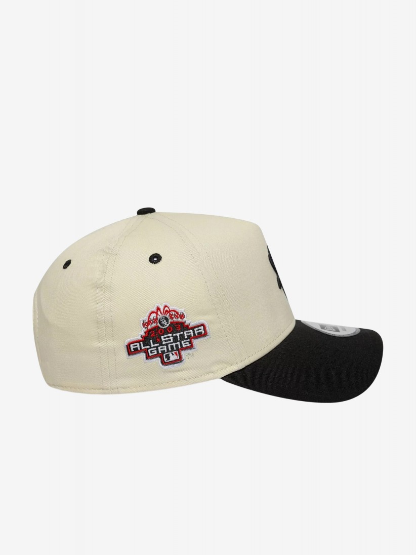 Bon New Era Chicago White Sox ASG Patch Frame Bege e Preto