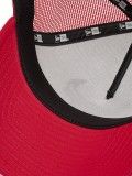 Bon New Era Chicago Bulls Side Patch Trucker Vermelho e Branco