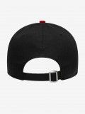 Bon New Era Chicago Bulls League Essential 9FORTY Preto e Vermelho