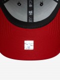 Bon New Era Chicago Bulls League Essential 9FORTY Preto e Vermelho