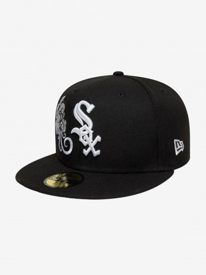 Bon New Era Chicago White Sox Food Icon 59FIFTY Preto