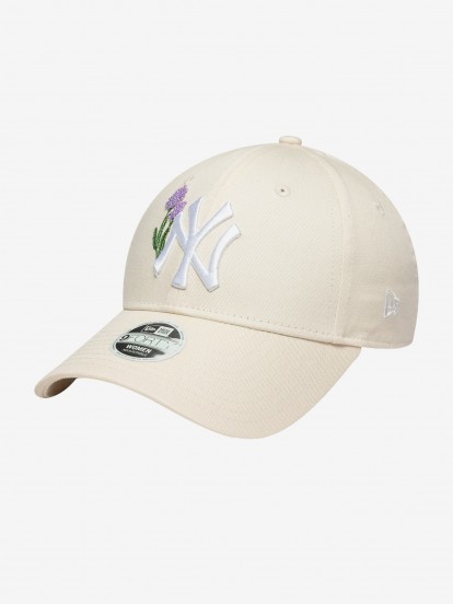 Bon New Era New York Yankees Beaded 9FORTY Bege Para Mulher