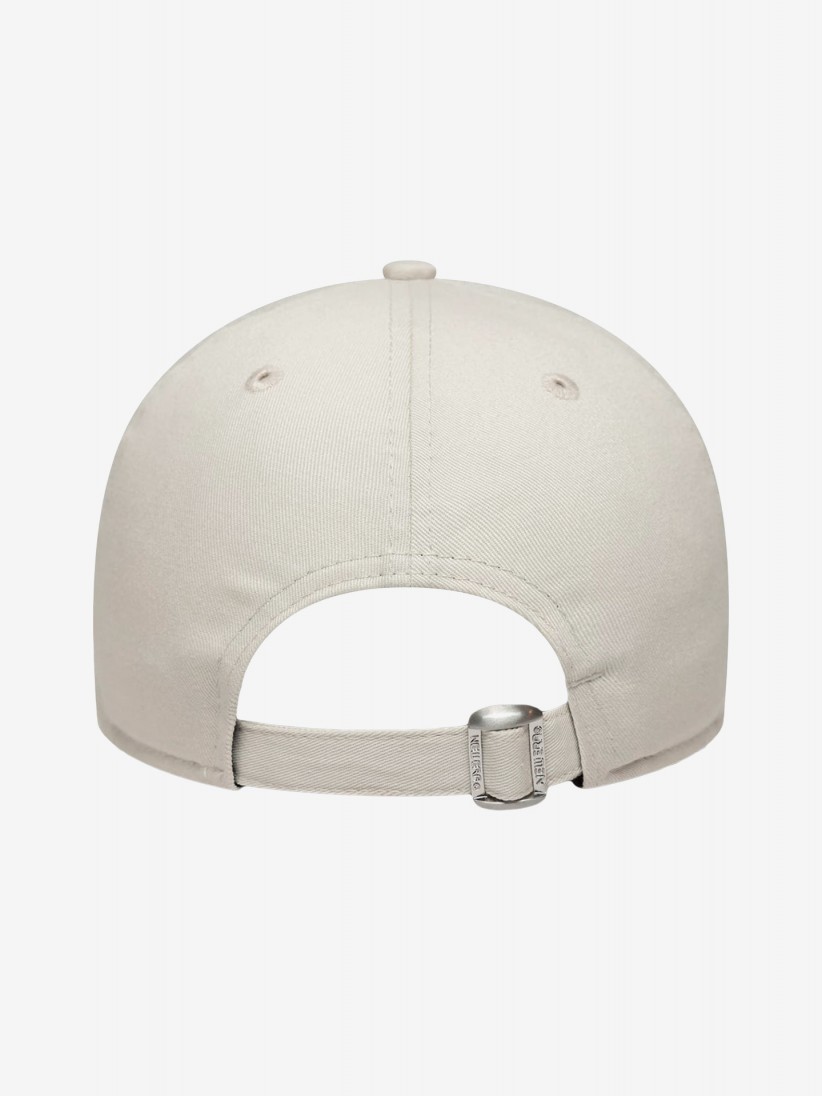Bon New Era New York Yankees Side Script 9FORTY Bege e Azul Marinho