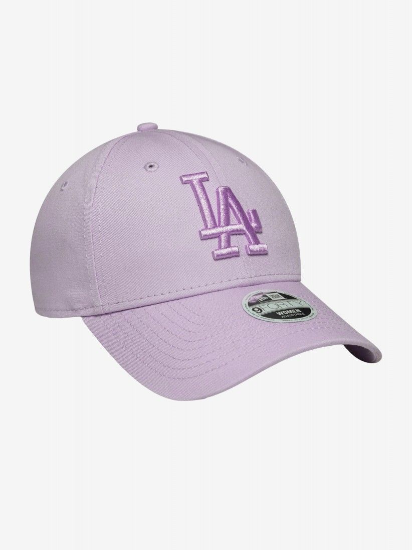 New Era LA Dodgers League Essential 9FORTY Lilac Cap For Women