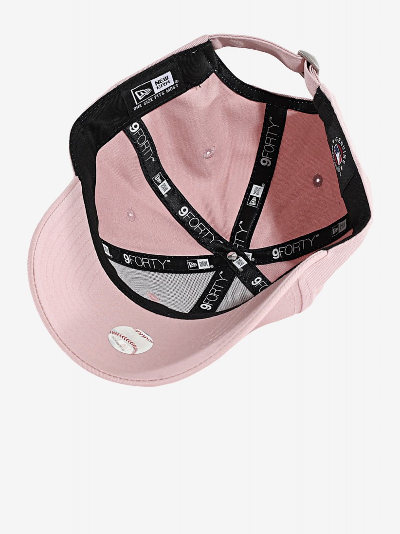 Bon New Era New York Yankees Beaded 9FORTY Rosa Para Mulher