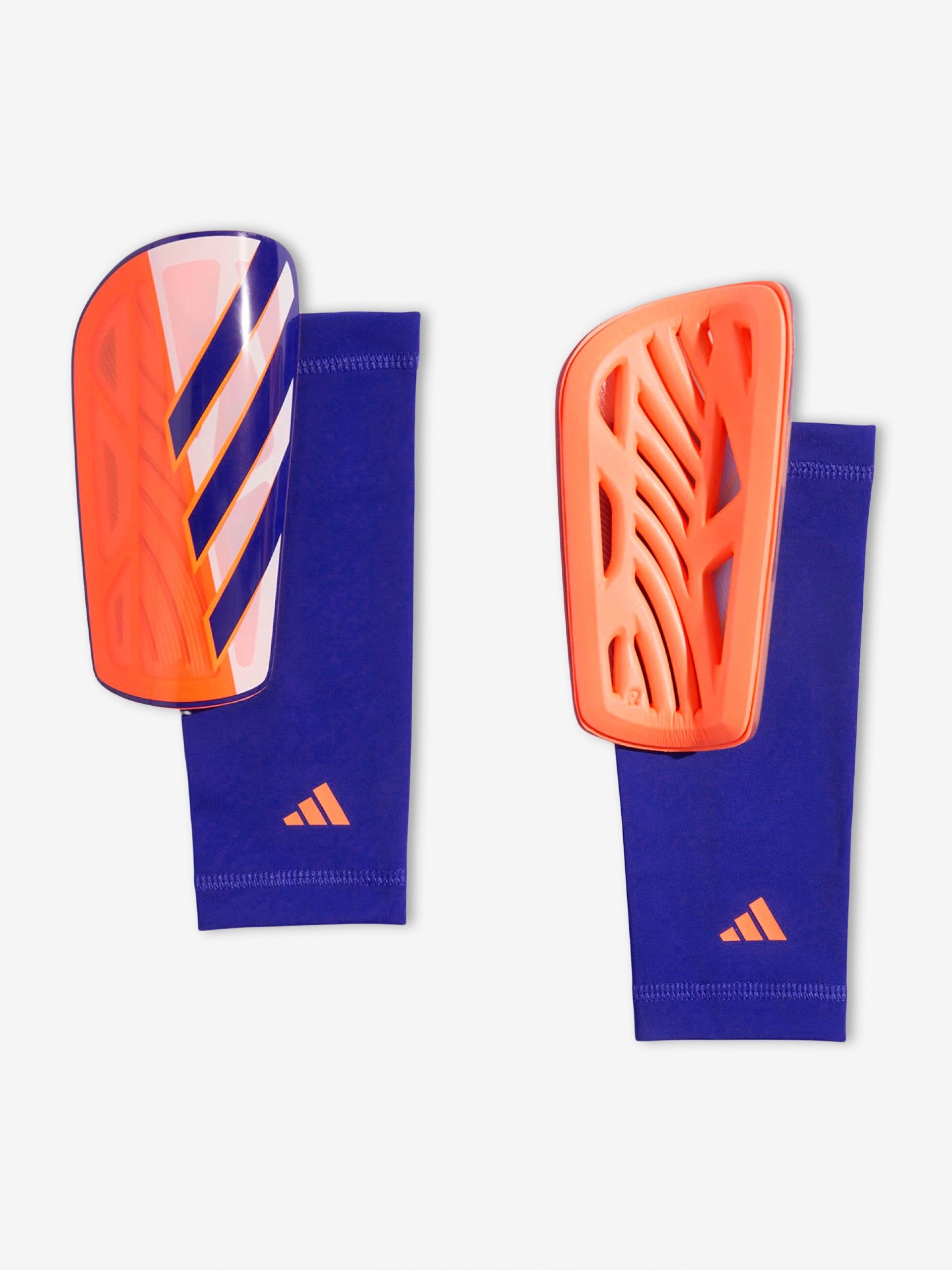 Adidas Tiro League Orange and Purple Shin Guards