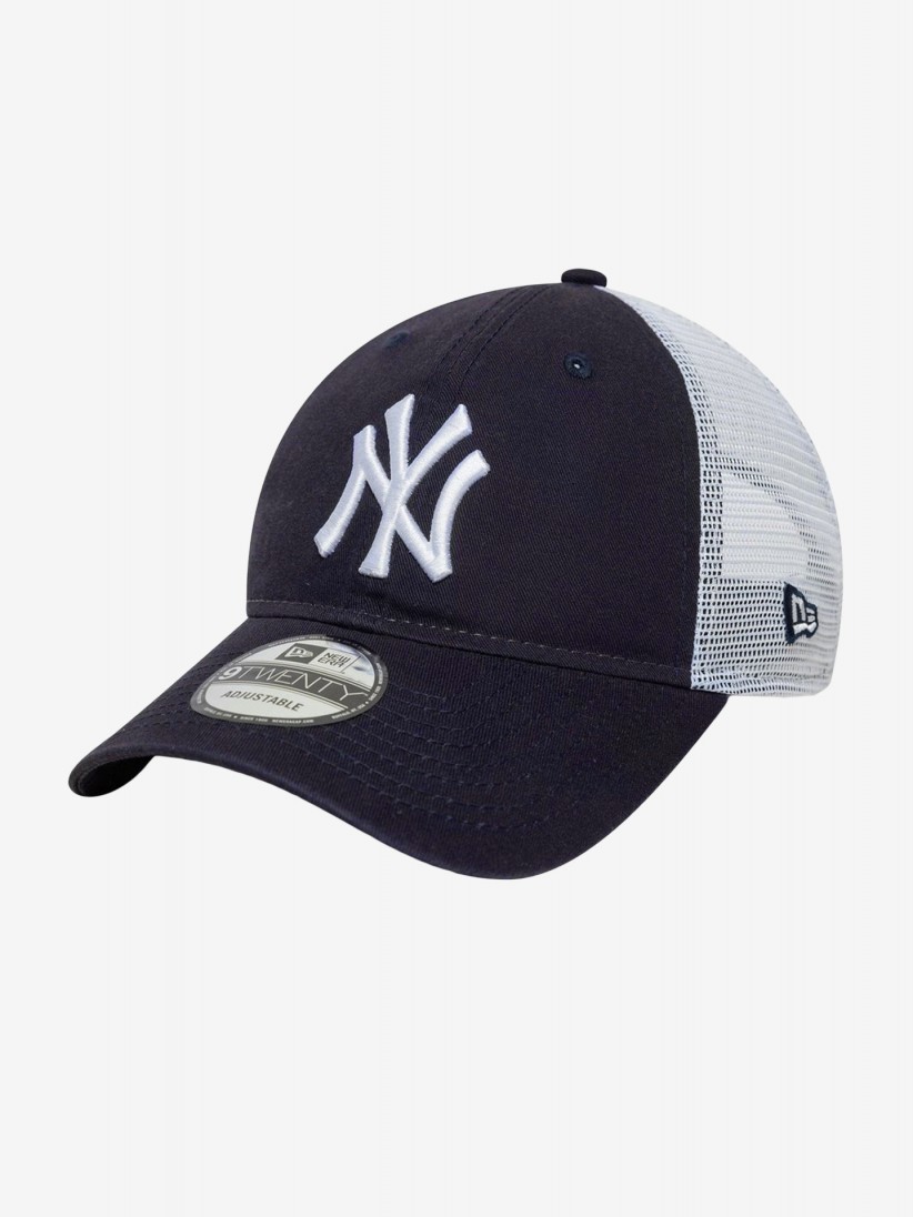 Bon New Era New York Yankees Washed 9TWENTY Trucker Azul Marinho e Branco