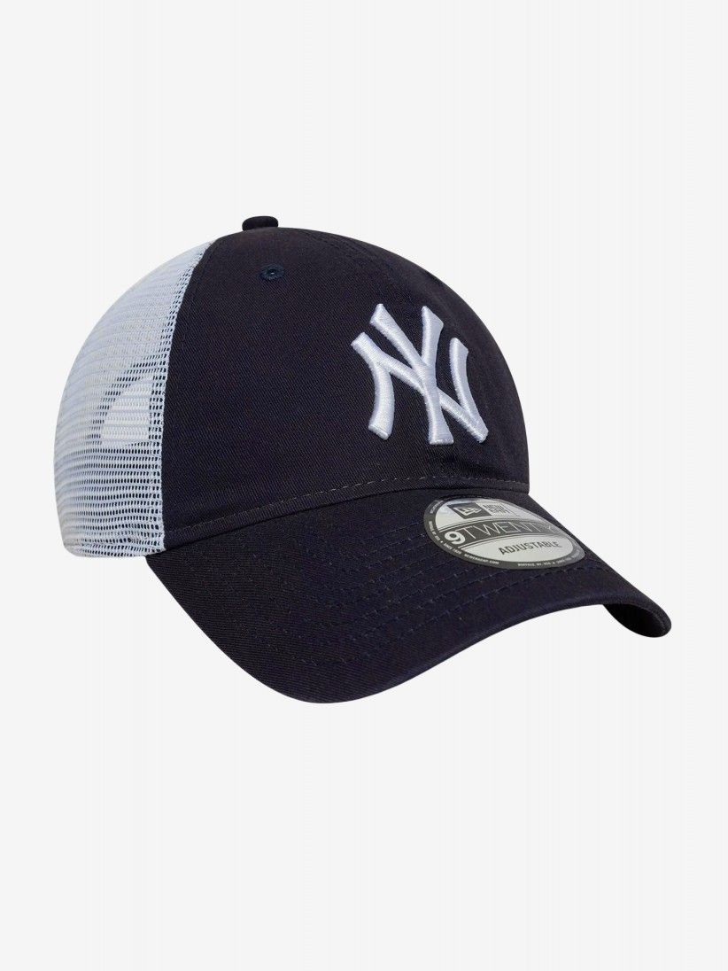 Bon New Era New York Yankees Washed 9TWENTY Trucker Azul Marinho e Branco