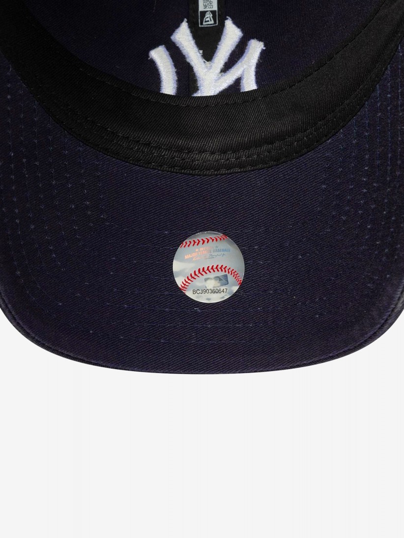 Bon New Era New York Yankees Washed 9TWENTY Trucker Azul Marinho e Branco