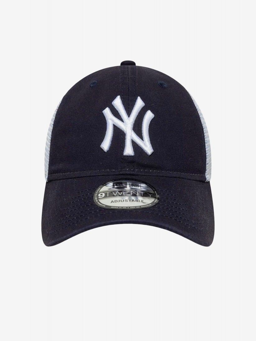 Bon New Era New York Yankees Washed 9TWENTY Trucker Azul Marinho e Branco