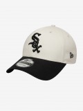 Bon New Era Chicago White Sox Side Script 9FORTY Bege e Preto