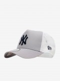 Bon New Era New York Yankees Side Patch Trucker Cinzento e Branco