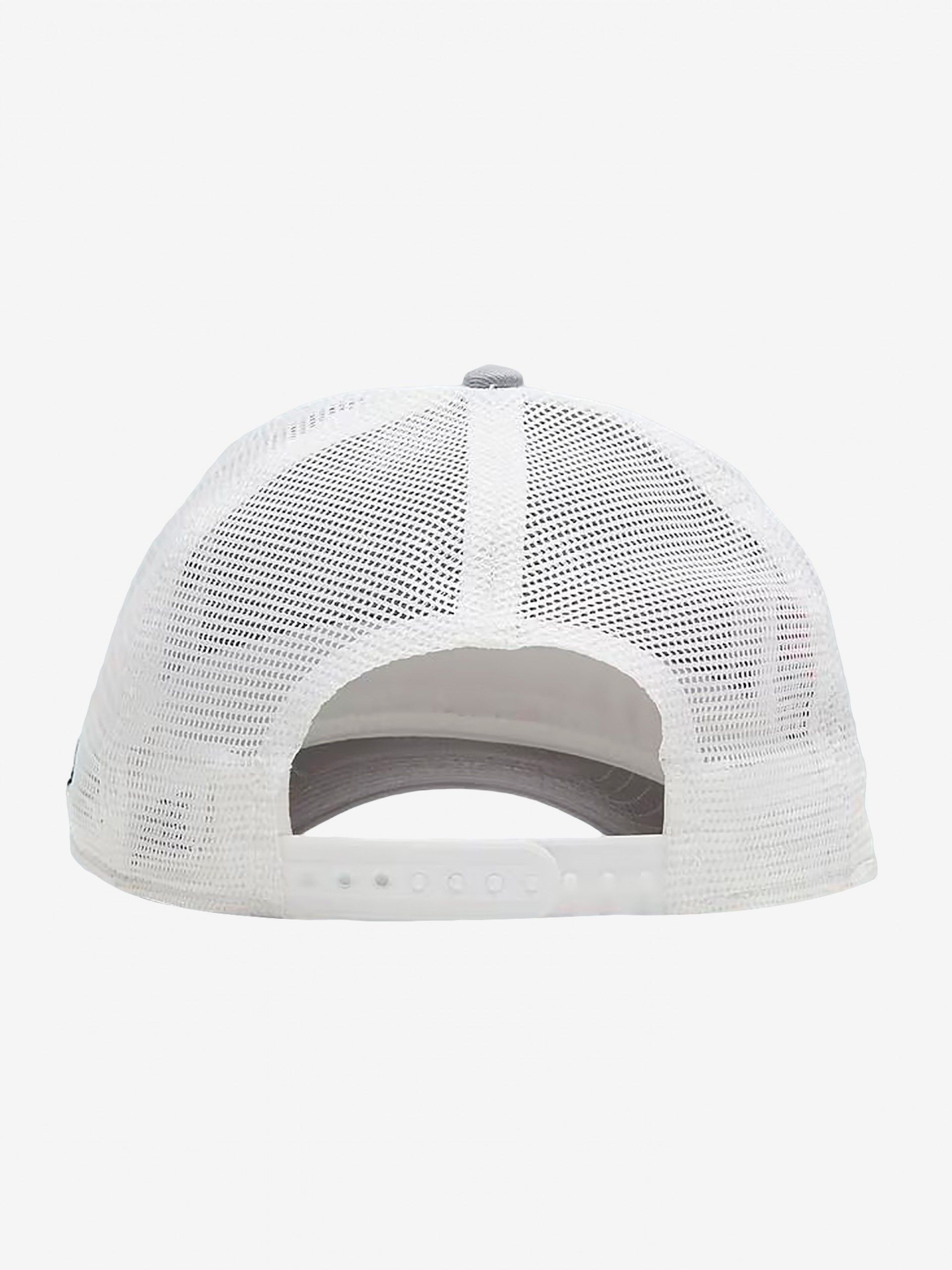 Gorra New Era New York Yankees Side Patch Trucker Gris y Blanca