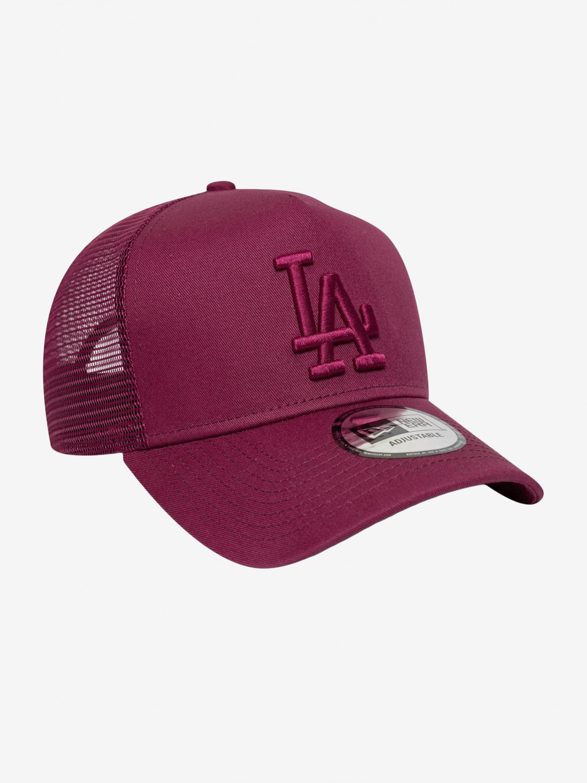 Gorra New Era LA Dodgers MLB A-Frame 9FORTY Trucker Burdeos