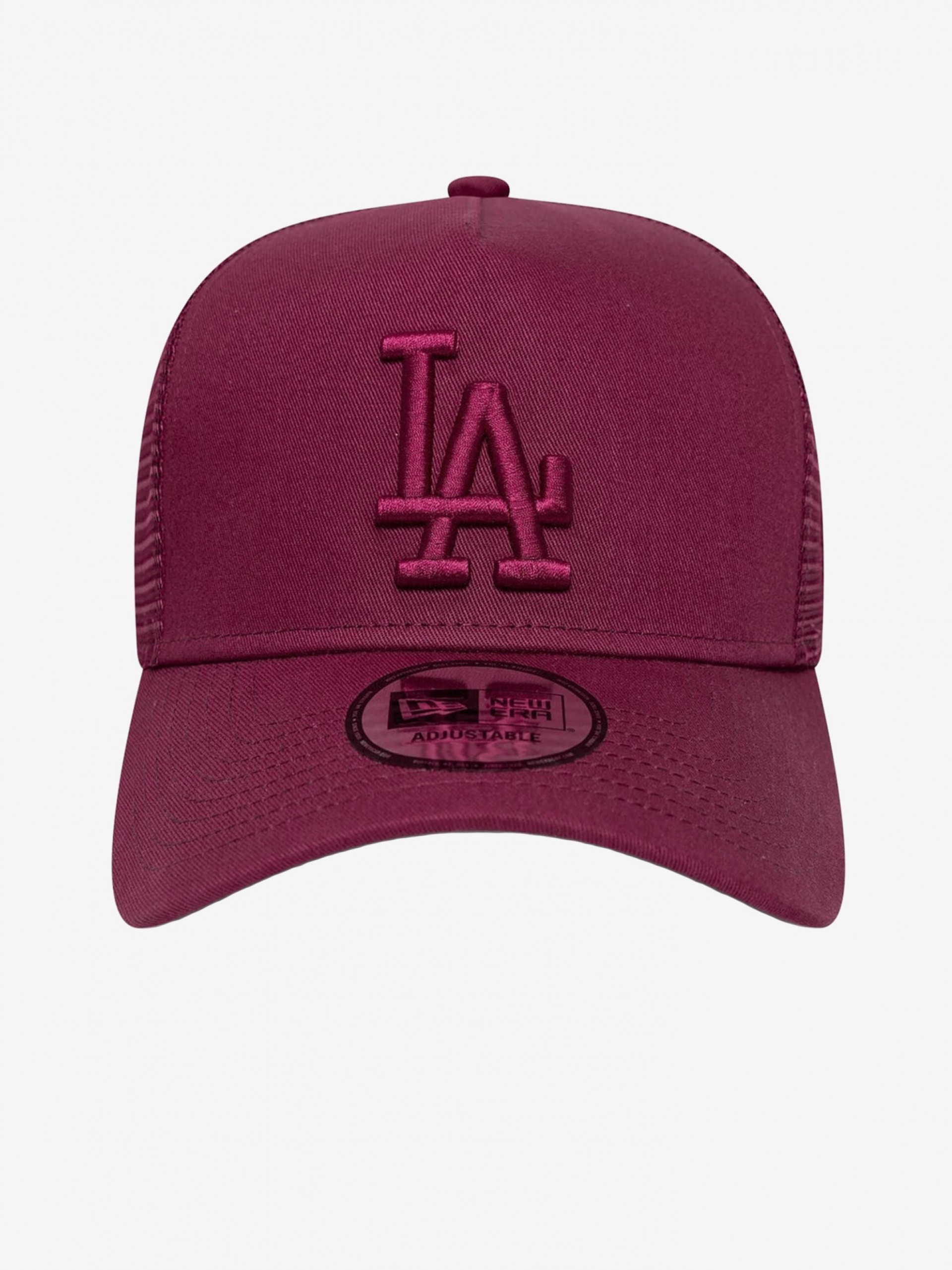 New Era LA Dodgers MLB A-Frame 9FORTY Trucker Burgundy Cap