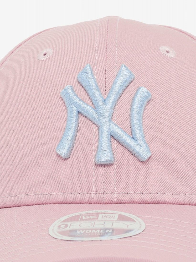 Bon New Era New York Yankees 9FORTY Rosa Para Mulher