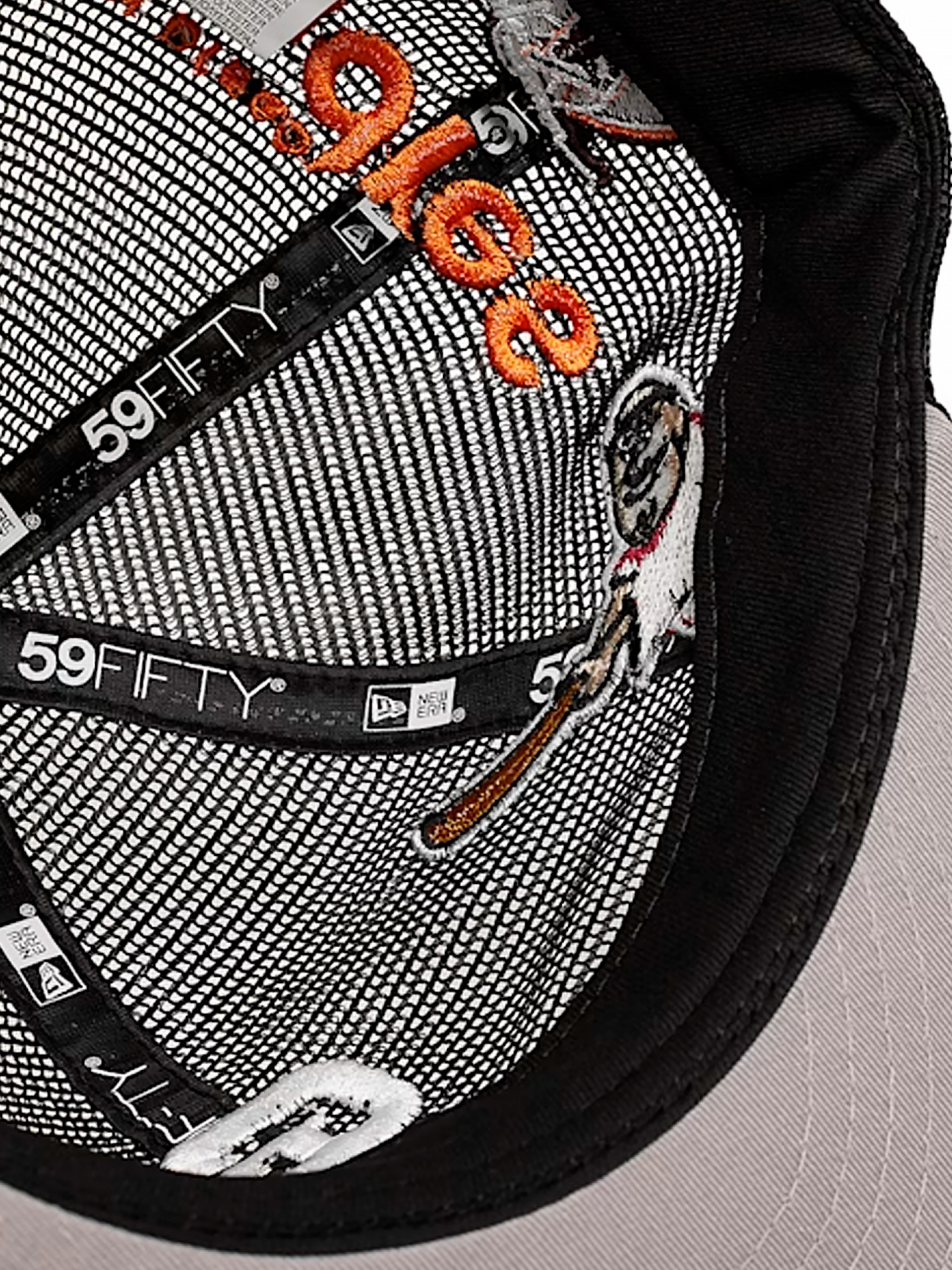 Gorra New Era San Diego Padres AOP Mesh 59FIFTY Negra