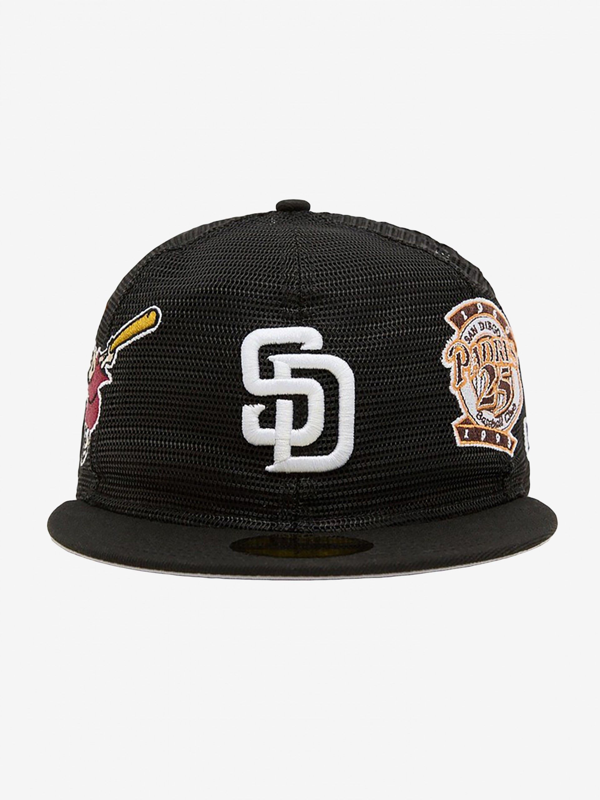 Gorra New Era San Diego Padres AOP Mesh 59FIFTY Negra