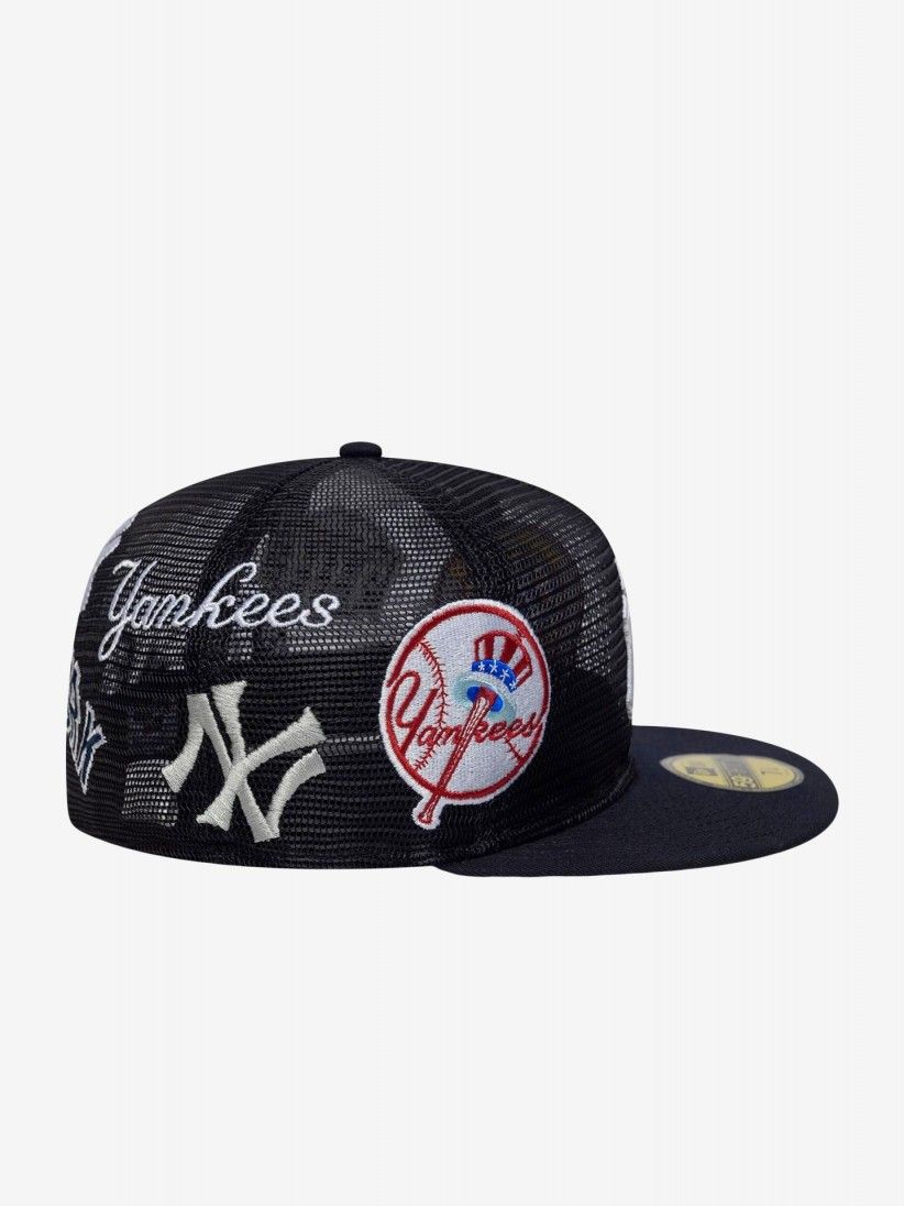 Bon New Era New York Yankees AOP Mesh 59FIFTY Azul Marinho