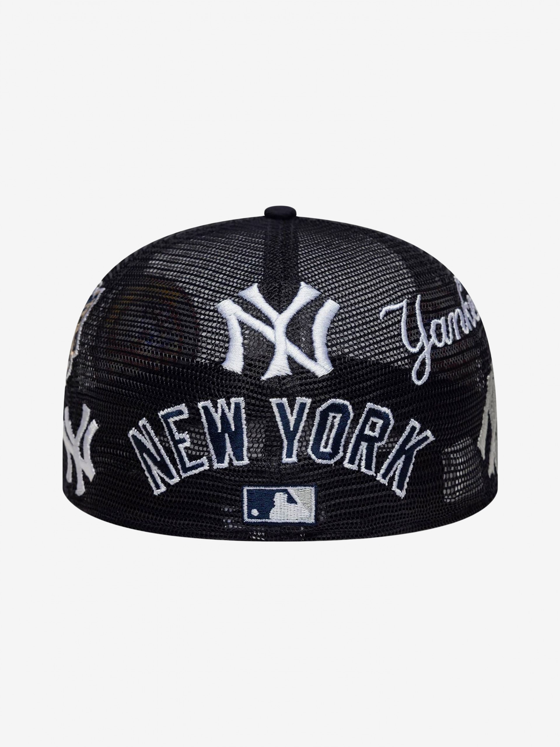 New Era New York Yankees AOP Mesh 59FIFTY Navy Blue Cap