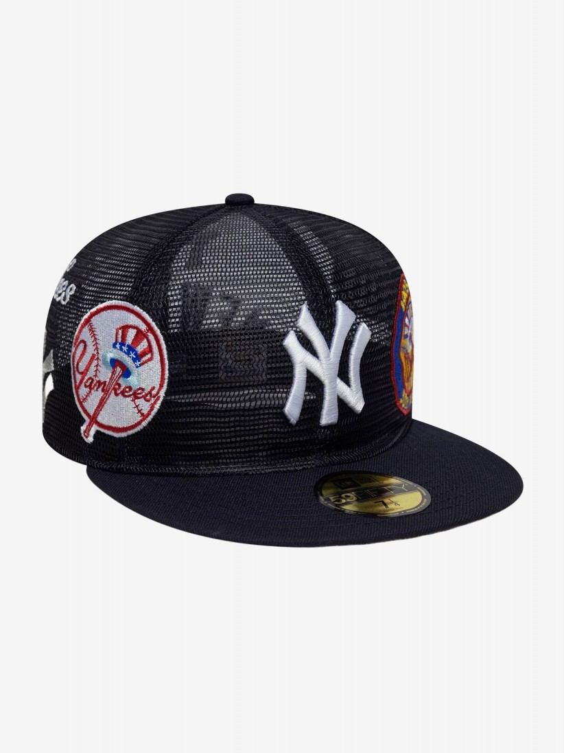 Bon New Era New York Yankees AOP Mesh 59FIFTY Azul Marinho