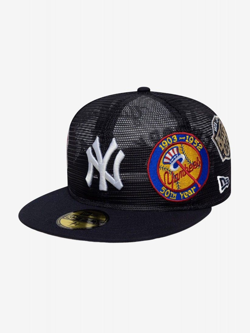 Bon New Era New York Yankees AOP Mesh 59FIFTY Azul Marinho