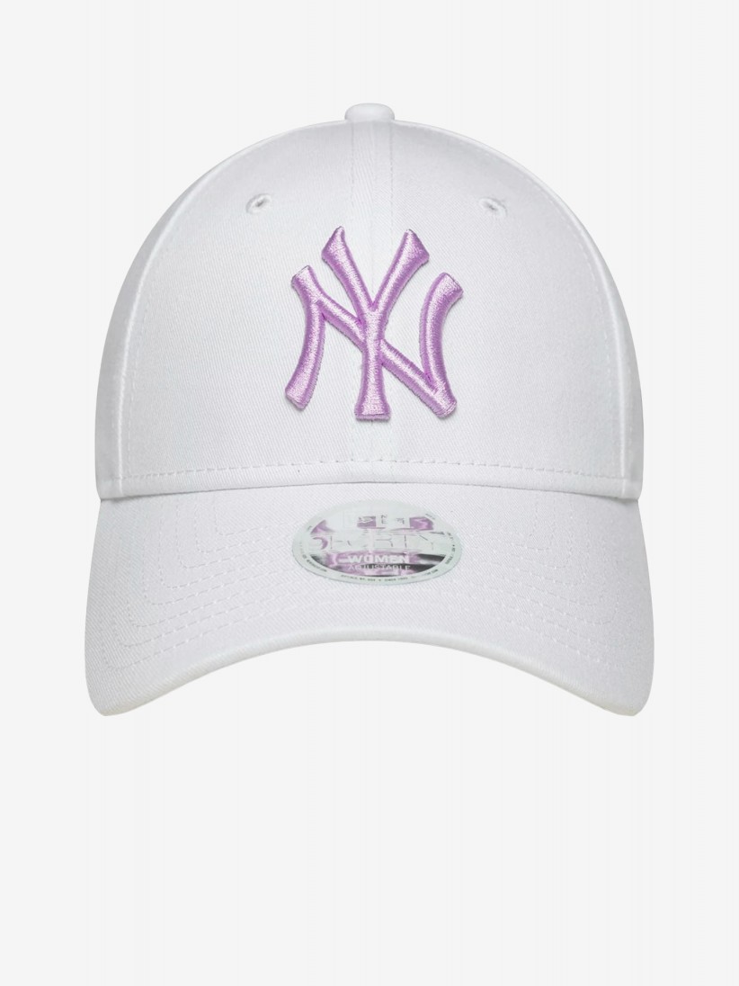 Bon New Era New York Yankees 9FORTY Branco Para Mulher