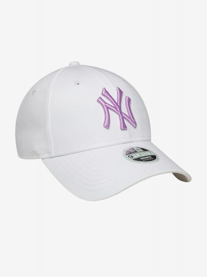 Bon New Era New York Yankees 9FORTY Branco Para Mulher