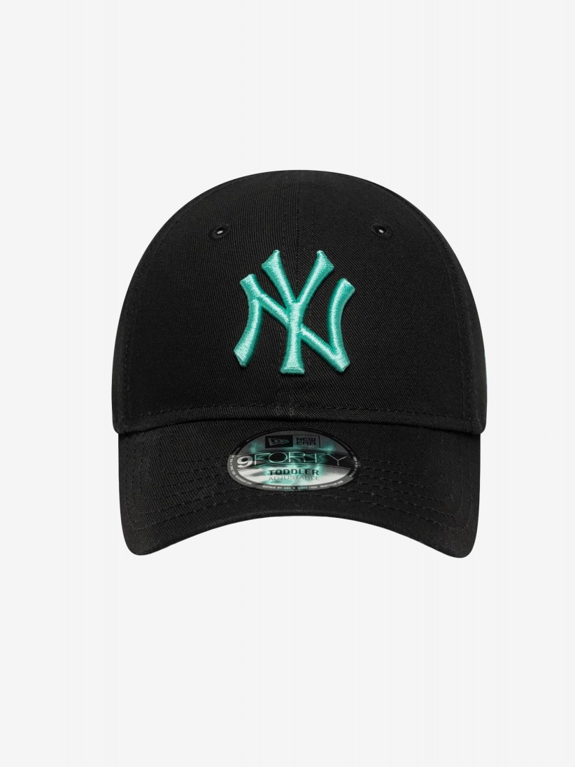 Bon New Era League Essential New York Yankees 9FORTY Toddler Preto
