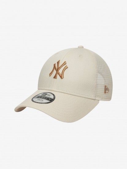 Bon New Era New York Yankees Homefield 9FORTY Trucker Kids Bege