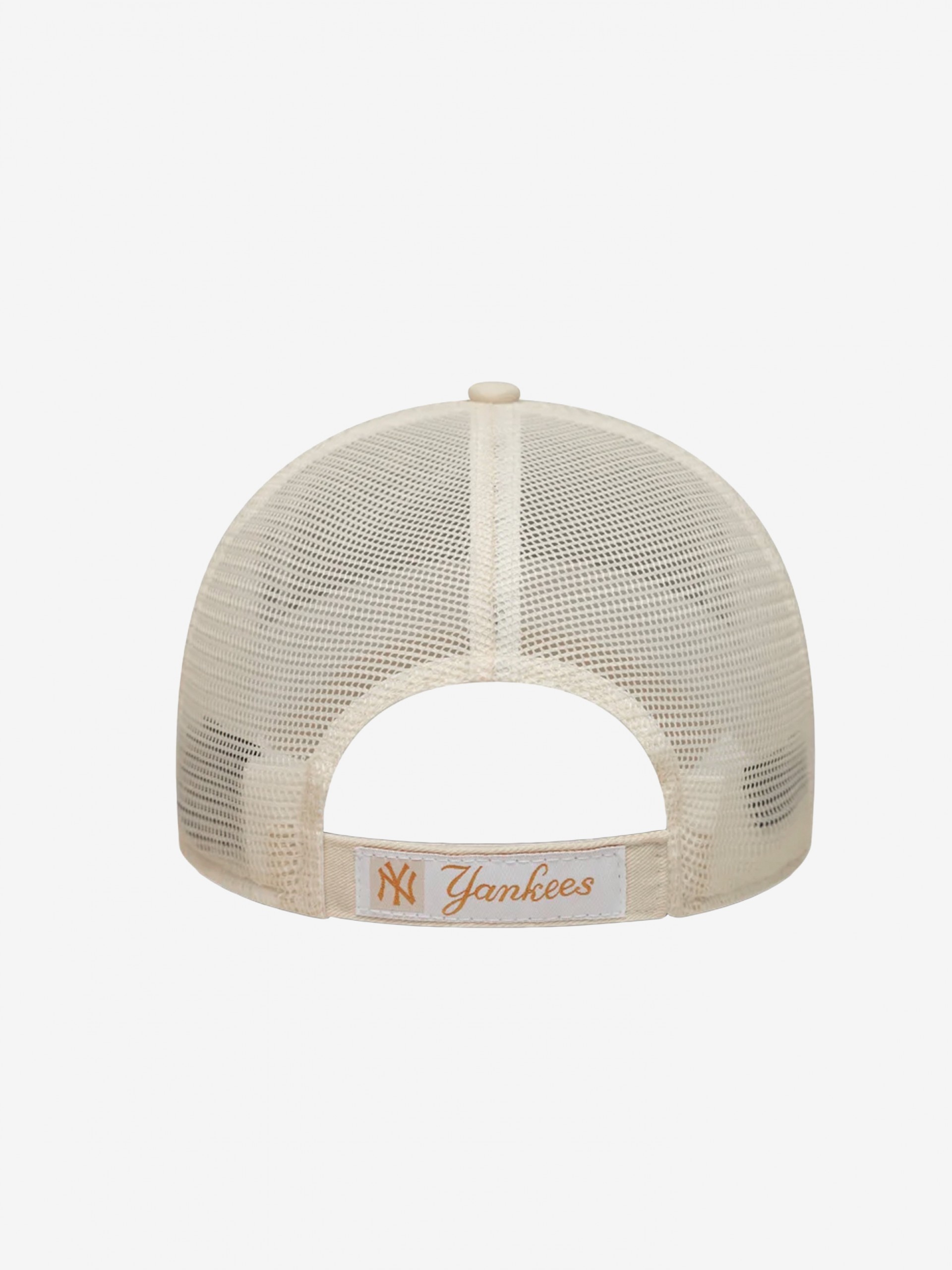 New Era New York Yankees Homefield 9FORTY Trucker Kids Beige Cap