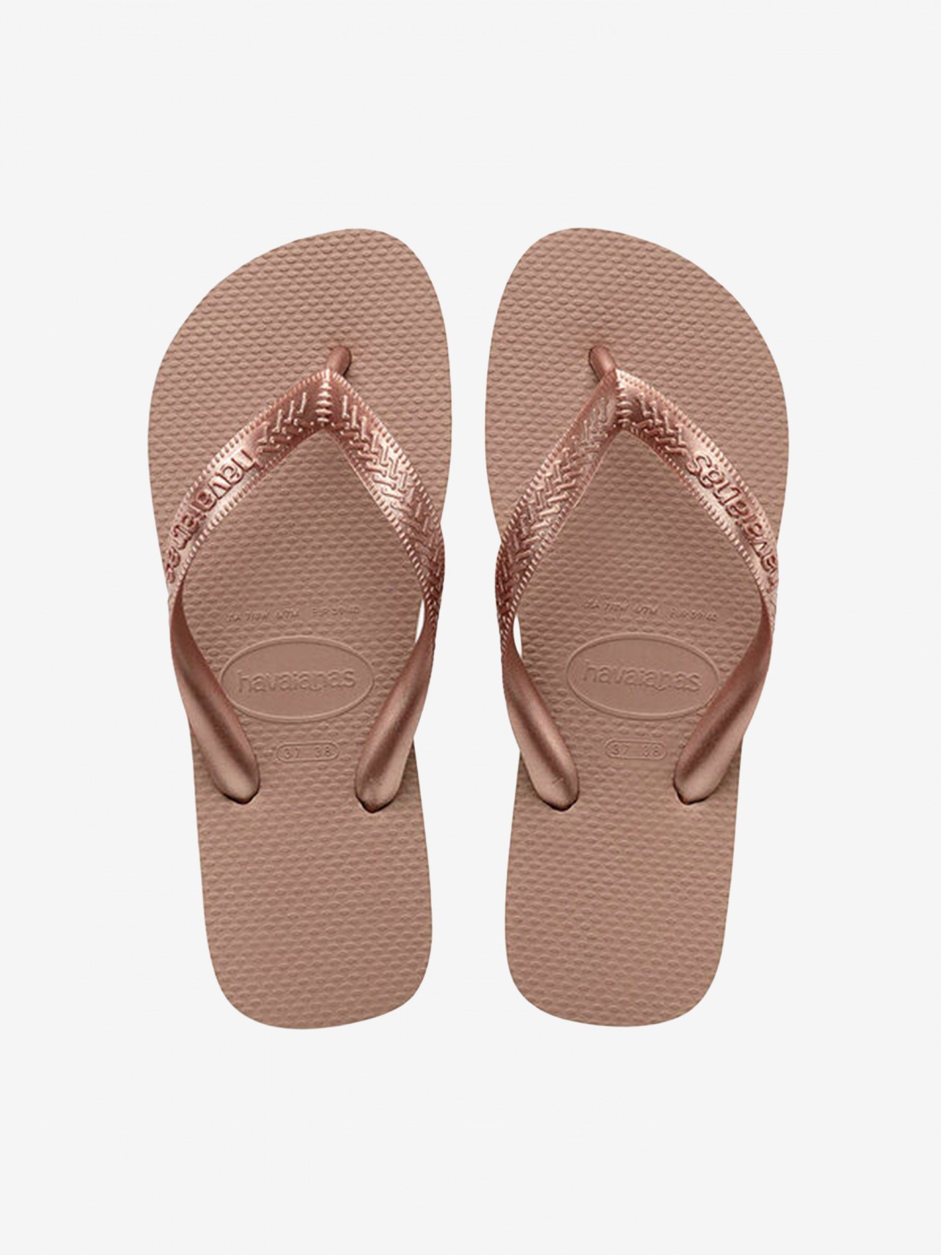 Chanclas Havaianas Top Glitter Bronce